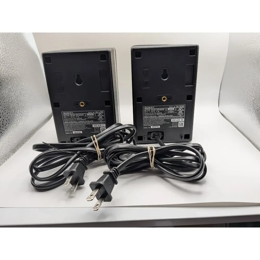 SONY SA-Z9R Wireless Rear Speakers SA-LZ9R SA-RZ9R Pair HT-Z9F 50W Black Audio